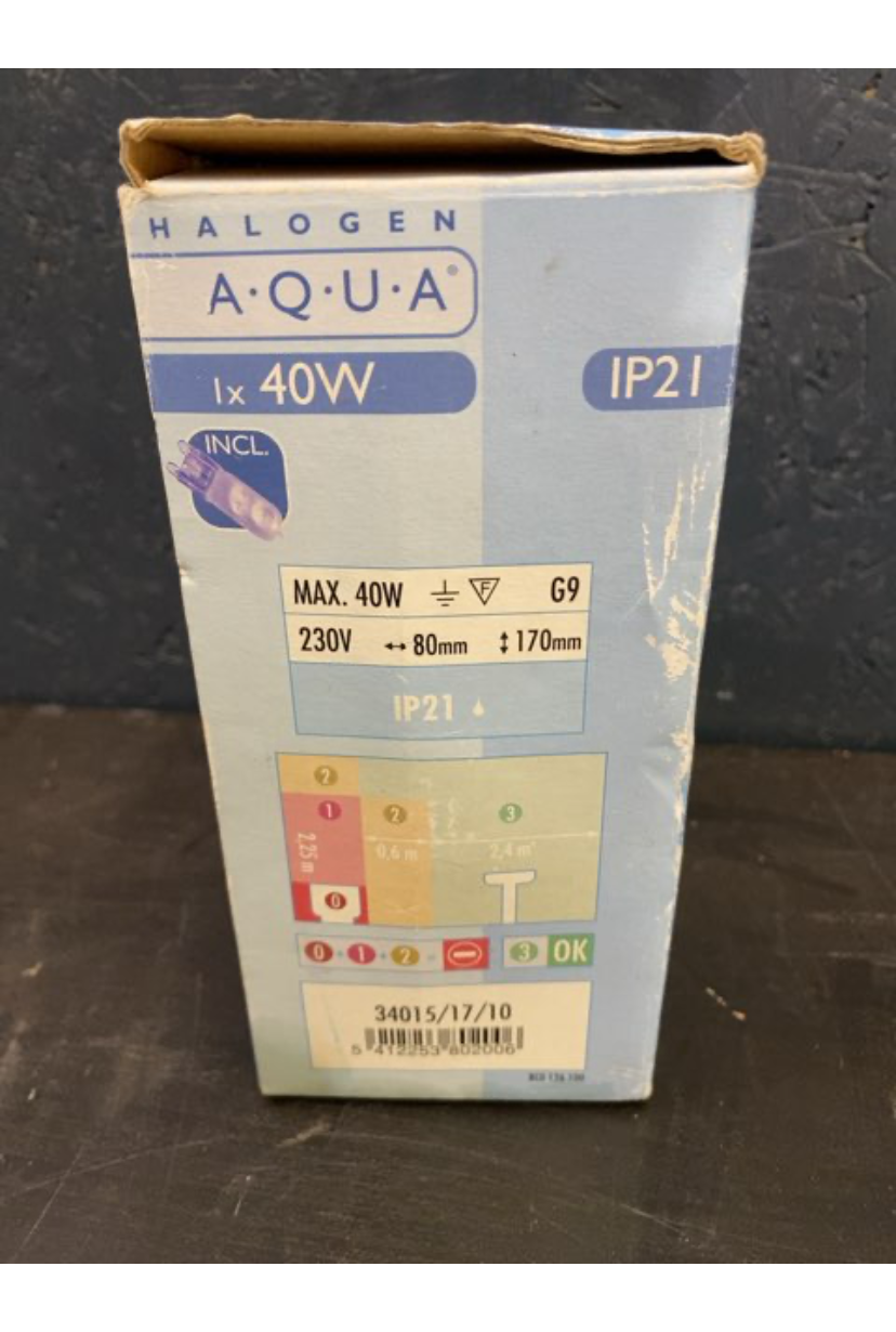 Massive væglampe Aqua